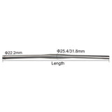 Wanyifa Titanium Alloy Bike Bicycle Flat Handlebar 25.4/31.8mm Length 600 620 640 660 680 700 720 740 760mm For MTB Road BMX Bike
