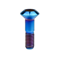 Wanyifa Titanium Bolt M8x33mm Motorcycle Sprocket Rear Chain Disc Screw Chainwheel Chain Disk Plate Ti Screws Nuts Set Chainring Fastener