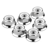 Wanyifa Titanium Nut M14 Pitch 1.5mm Flange Head With Nylon Lock For Bicycle Motorcycle Car