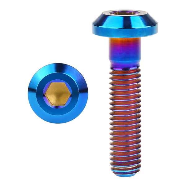 thumbnail image 2 of Tgou Titanium Bolt M8x15mm Square Hex Screws W/ Dust Cap Gasket For 2 of 11