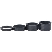 Wanyifa Carbon Fiber Bicycle Washer Stem Spacers Kit to Fix The Bicycle MTB Accessories 1Set 5+10+15+20mm  Gloss&Matte