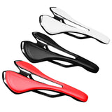 Wanyifa Carbon Fibler Bicycle Saddle MTB/Road Bike Saddle Super Light Leather Carbon Saddle Seat Cushion Cycling Accessories