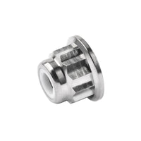 Wanyifa Titanium Nut M6 High Type Flange 12-Point Nylon Lock Nut for Bicycle Motorcycle Car Ti Fastener
