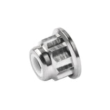 Wanyifa Titanium Nut M6 High Type Flange 12-Point Nylon Lock Nut for Bicycle Motorcycle Car Ti Fastener