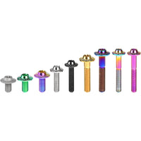 Wanyifa Titanium Bolt M5x10 12 15 20 25 30 35mm Butterfly Umbrella Torx T25 Head with Logo Screw for Bicycle Motorcycle Car