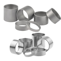 Wanyifa Titanium Washer 1-1/8" Bike Headset Fork Spacer 5+10+15+20+25+30mm Set for Mountain Bicycle Front Fork Gaskets