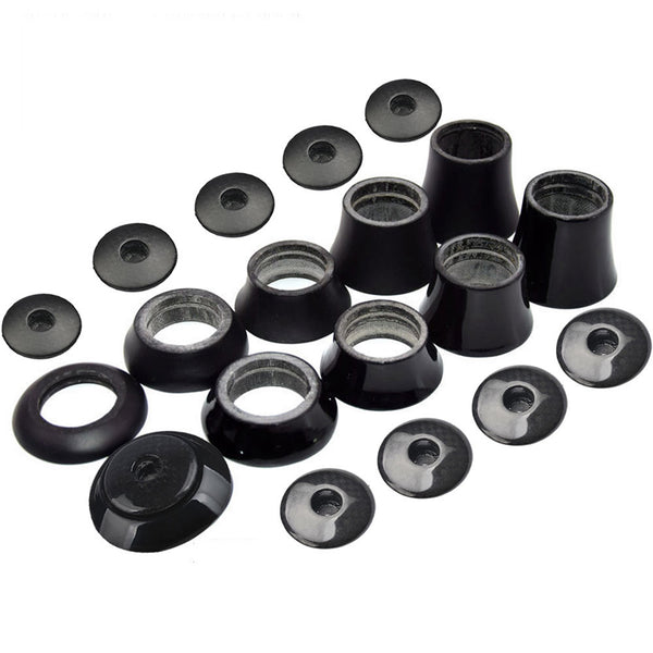 Wanyifa 3K UD Carbon Fiber 1-1/8" Bicycle Headset Spacer 10 15 20mm & Headset Stem Top Cap Set for 28.6mm Mountain Bike Fork Parts