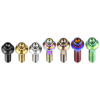 Wanyifa Titanium Bolt M7/M8x24 32mm Flange 12-Point Head Screw Car Wheel Split Rim Modifications Parts Ti Gr5 Fasteners