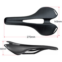 Wanyifa 3K Carbon Fiber Bike Saddle MTB/Road Bicycle Seat Carbon Comfortable Race Seat Cycling Accessories