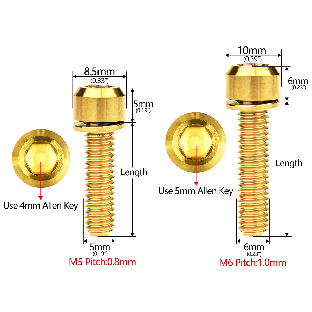 Weideer 122PCS Crib Screws And Nuts Kit, Furniture Bolts M6x16 20 25 30 40 50 60 70 80mm Barrel - View #6