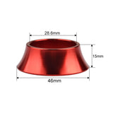 Wanyifa Aluminum Alloy 1-1/8" Bike Headset Spacer Bicycle Cycling Steerer Tube Conical Spacers Height 15mm