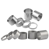 Wanyifa Titanium Washer 1-1/8" Bike Headset Fork Spacer 5+10+15+20+25+30mm Set for Mountain Bicycle Front Fork Gaskets