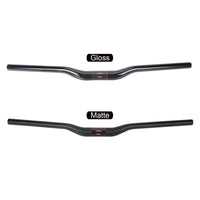Wanyifa Carbon Handlebar MTB bicycle Flat Rise Handlebar 31.8*580 600 620 640 660 680 700 720 740 760mm For MTB MXB Road Bcycle Cycling Parts