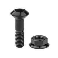 Wanyifa Titanium Bolt M8x33mm Motorcycle Sprocket Rear Chain Disc Screw Chainwheel Chain Disk Plate Ti Screws Nuts Set Chainring Fastener