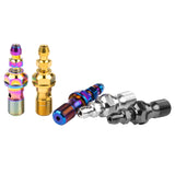 Wanyifa Titanium Bolt M10 Pitch1.0/1.25mm Clutch Slave Cylinder Banjo Bolt with Bleeder Valve Screw for Brembo Ducati KTM Suzuki MV