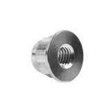 Wanyifa Titanium Nut M6 High Type Flange 12-Point Nylon Lock Nut for Bicycle Motorcycle Car Ti Fastener