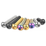 WanyifaチタンボルトM8x1520 25 3035mmモーターバイクディスク1PCS用アレンキーヘッドネジ