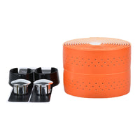 Wanyifa Bike Handlebar Tape Road Bicycle PU Leather Perforated Belt Breathable Soft MTB Fixed Gear Belt Cycling Accessory