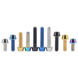 Wanyifa Titanium Bolt M4x8 10 12 15 20mm Taper Hex Head Screw for Bike Fasteners