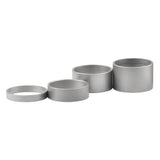 Wanyifa Titanium Washer 1-1/8" Bike Headset Fork Spacer 5+10+15+20+25+30mm Set for Mountain Bicycle Front Fork Gaskets