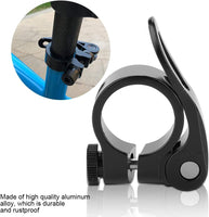 Wanyifa Aluminium Alloy 31.8/34.9mm Bike Seat Clamp Quick Release Mountain MTB BMX Road Bicycle Seatpost Clamp