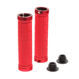 Wanyifa 1 Pair Rubber Bicycle Handlebar Grips Comfortable Bike Handle Grip For MTB/BMX Bike With Plastic End Caps