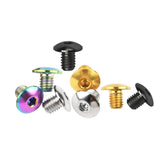 Wanyifa Titanium Bolt M5 Bike Brake Handle Oil Cap Screw for Bicycle Shimano XT XTR Oil Cylinder Lid Brake Lever Disc