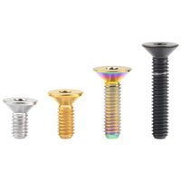 WanyifaチタンTiM4x8 10 15 20mm皿穴付き平頭六角穴付きボルトボルト