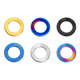 Wanyifa Titanium Washer M4 M5 M6 M7 M8 M10 M12 DIN912 Flat Spacer Gasket for Bicycle Cycling Motorcycle Car