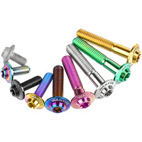Wanyifa Titanium Bolt M5x10 12 15 20 25 30 35mm Butterfly Umbrella Torx T25 Head with Logo Screw for Bicycle Motorcycle Car