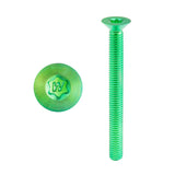 Wanyifa Titanium Bolt M8x15 20 25 30 35 40 45 50 55 60 65 70mm Countersunk Torx T40 with "W" Logo Screw Ti Fasteners