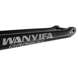 Wanyifa MTB Bike Fork 27.5/29" Thru Axle 15x110mm Carbon Fiber Bicycle Front Fork Rigid Bicycle Fork Vertebra Tube Boost Fork With WANYIFA Logo