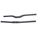 Wanyifa Carbon Handlebar MTB bicycle Flat Rise Handlebar 31.8*580 600 620 640 660 680 700 720 740 760mm For MTB MXB Road Bcycle Cycling Parts