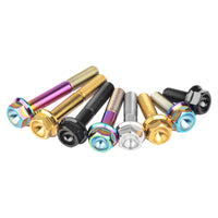 Wanyifa Titanium Bolt M8x15 20 25 30 35 40 45 50 55mm DIN6921 Flange Hex Head Screw for Cycling Motorcycle