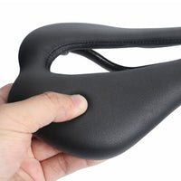 Wanyifa Bicycle Saddle Comfortable Hollow Ultralight Bike Racing Seat Soft Leather Cushion For MTB Road Bicycle Parts