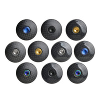 Wanyifa Titanium Bolt M6x35mm + 1 1/8" 3K Carbon Fiber Glossy/Matte Road Mountain Bike Cycling Headset Stem Top Cap