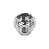Wanyifa Titanium Nut M6 High Type Flange 12-Point Nylon Lock Nut for Bicycle Motorcycle Car Ti Fastener