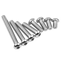 Wanyifa Titanium 1/4-20 US Standard Bolt 3/8"  5/8"  3/4"  1"  1-1/4"  1-1/2"  1/2"  2"  Button Hex Allen 20 TPI Coarse Thread (UNC) Full Threaded US Standard Screw
