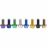 Wanyifa Titanium Bolt M5x12mm Hex Head with No-shedding Washer Screw for Bike Bottle Holder Bicycle Water Bottle Cage