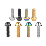 Wanyifa Titanium Bolt M6x16 20mm R Umbrella Torx Head For Bike V Brake Fixing Screw Cycling