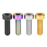 Wanyifa Titanium Bolt M5x15mm Socket Cap Torx Thin Head Screw For Bicycle