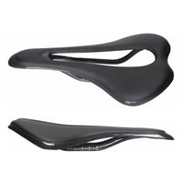 Wanyifa Full Carbon Bicycle Saddle MTB/Road Bike Saddle Ultralight Carbon Leather Rails Bicycle Seat