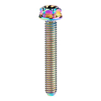 Wanyifa Titanium Bolt M4x10 15 20 25 30mm Flange Torx Head with 'W' Logo Screw Ti Fasteners for Bike Motorcycle Car