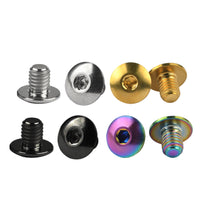 Wanyifa Titanium Bolt M5 Bike Brake Handle Oil Cap Screw for Bicycle Shimano XT XTR Oil Cylinder Lid Brake Lever Disc