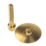 Wanyifa Titanium Bolt M6x35mm & 1-1/8" Ti  Alloy Top Cap New 1set Bicycle Screws Kit