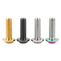 Wanyifa Titanium Bolt M8x25mm Umbrella Hexagon Head Socket Screw for Motorcycle Parts Fastener