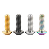 Wanyifa Titanium Bolt M8x25mm Umbrella Hexagon Head Socket Screw for Motorcycle Parts Fastener