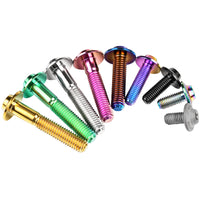 Wanyifa Titanium Bolt M5x10 12 15 20 25 30 35mm Butterfly Umbrella Torx T25 Head with Logo Screw for Bicycle Motorcycle Car