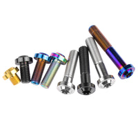 Wanyifa Titanium Bolt M10x10 15 20 25 30 35 40 45 50 60mm Disc Torx T50 Head Screw for Motorcycle Bicycle Car