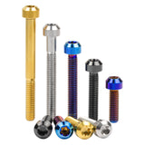 Wanyifa Titanium Bolt M6x10 15 20 25 30 35 40 45 50 60 65 70 80mm Chamfered Torx Head Screw For Bicycle Motorcycle